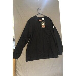 Bulwark Men's FireResistant Long Sleeve Tagless T-Shirt Size 2XL